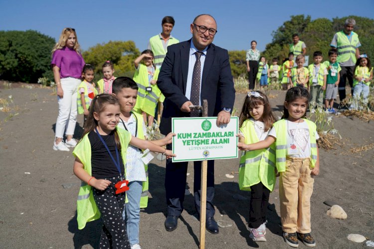 Minikler Kum Zambaklarını Koruma Altına Aldı
