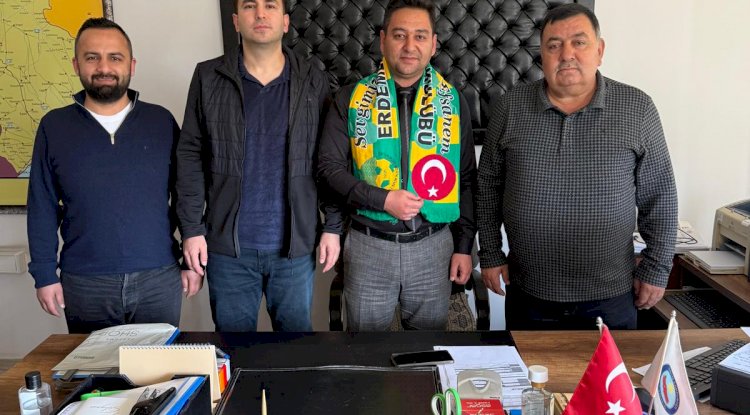 Erdemli Spor’dan Nüfus Müdürü Güven’e Ziyaret