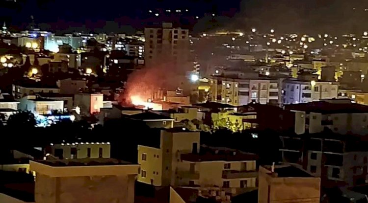 Mut’ta Korkutan Ev Yangını: 2 Katlı Müstakil Ev Küle Döndü