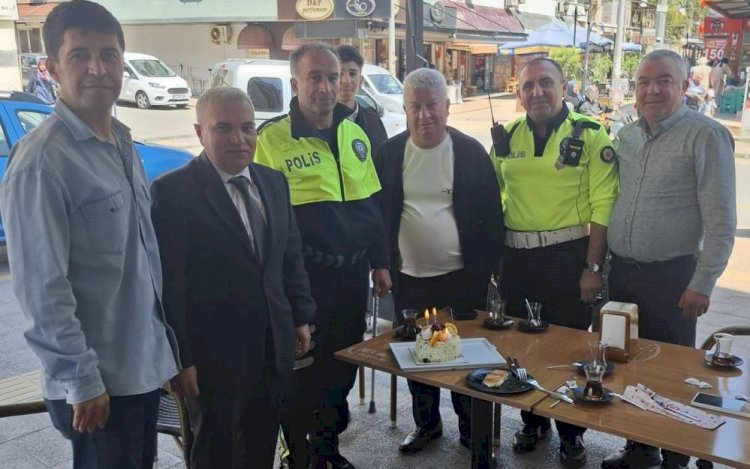 Mersin'de 28 yıllık polis memuru telsizden veda etti