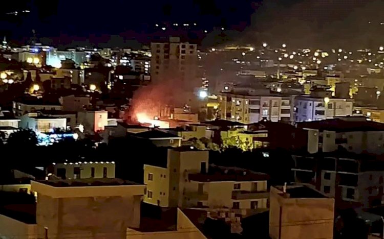 Mut’ta Korkutan Ev Yangını: 2 Katlı Müstakil Ev Küle Döndü