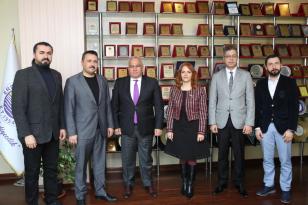 Mersin Üniversitesi’nden Başkan Tollu’ya Ziyaret