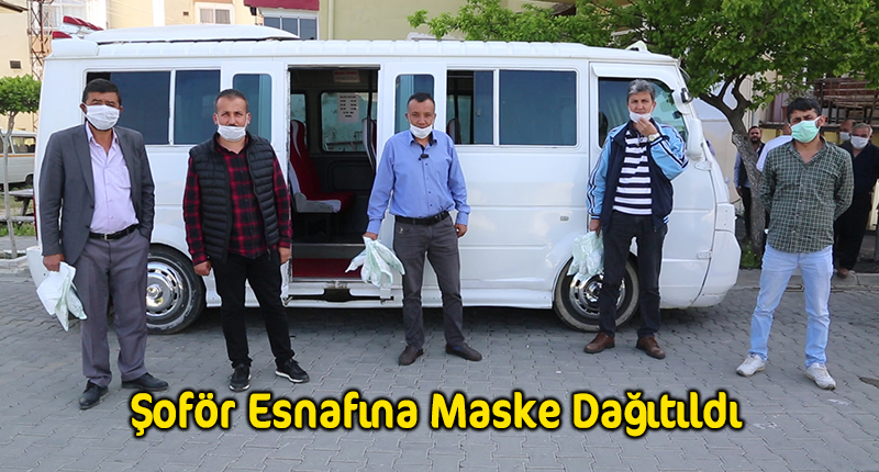 Erdemli Belediyesi’nden Minibüs Kooperatiflerine Maske