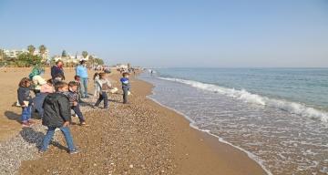Hiç deniz görmemiş Gaziantepli çocuklar, Mavi düşler projesiyle Mersin’e geldi