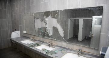 Kültür Parktaki tuvaletlere bir saldırı daha