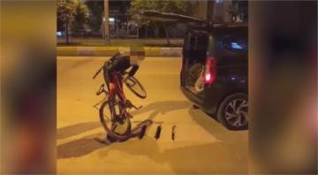 Bisiklet Hırsızlığı Yapanlar Güvenlik Kamerasına Yakalandı